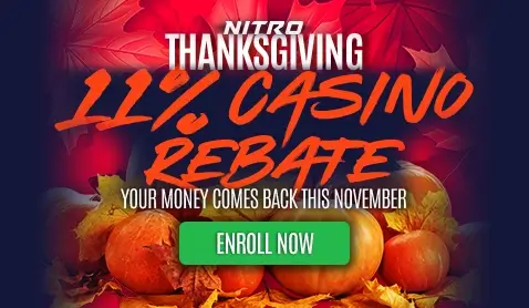 11% CASINO REBATE