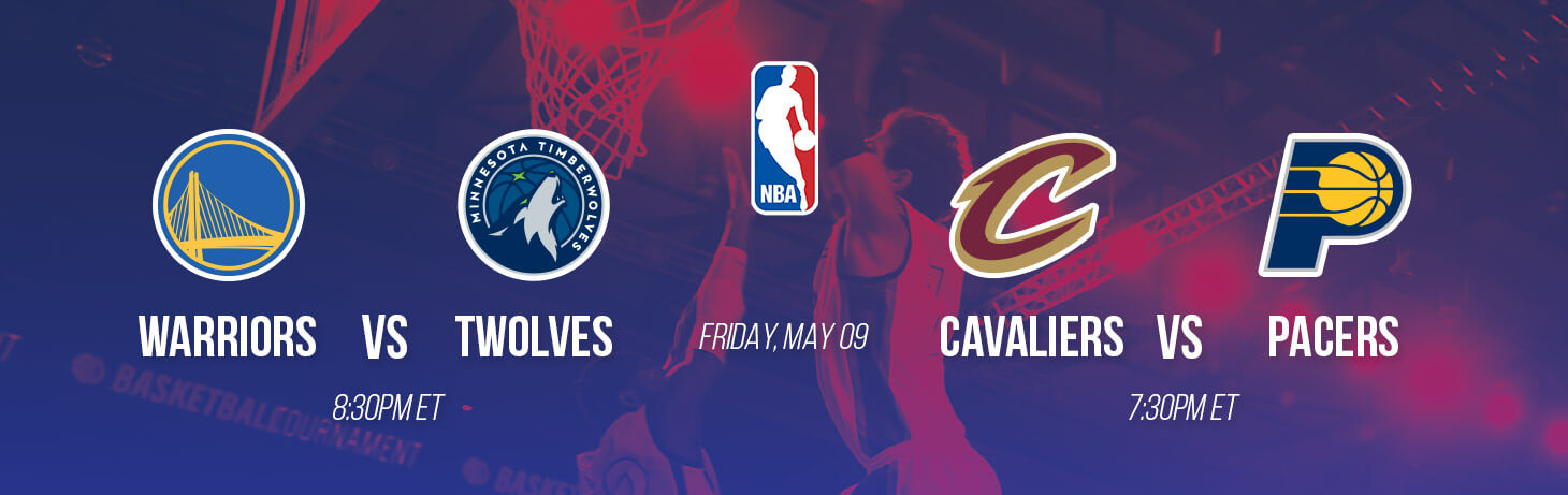 NBA - Warrios vs Twolves - Cavaliers vs Pacers