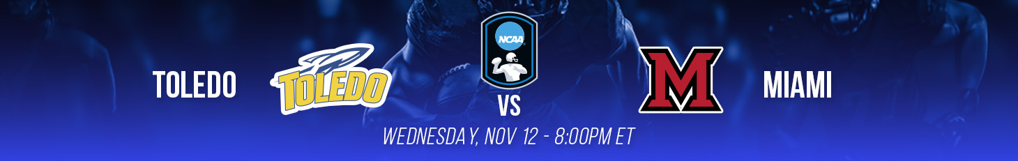 NCAAF Toledo vs Miami